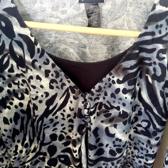 joei & I Animal Print Dressy Top - Picture 6 of 8